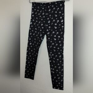 Starry Black Juniors Leggings ~ Size XL